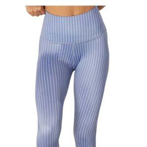 Beyond Yoga High Waisted Pinstripe Midi Leggings